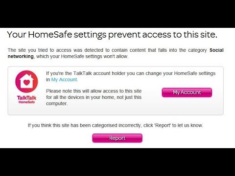 How To Bypass TalkTalk Homesafe Settings