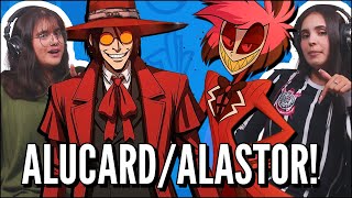 JOVENS REAGEM A ENYGMA - Alucard (Hellsing) e Alastor (Hazbin Hotel)