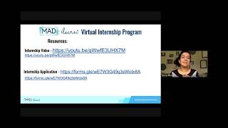 Mad-Learn Internship Session
