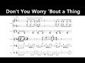 Jacob Collier - Don't You Worry 'Bout a Thing (Transcription)