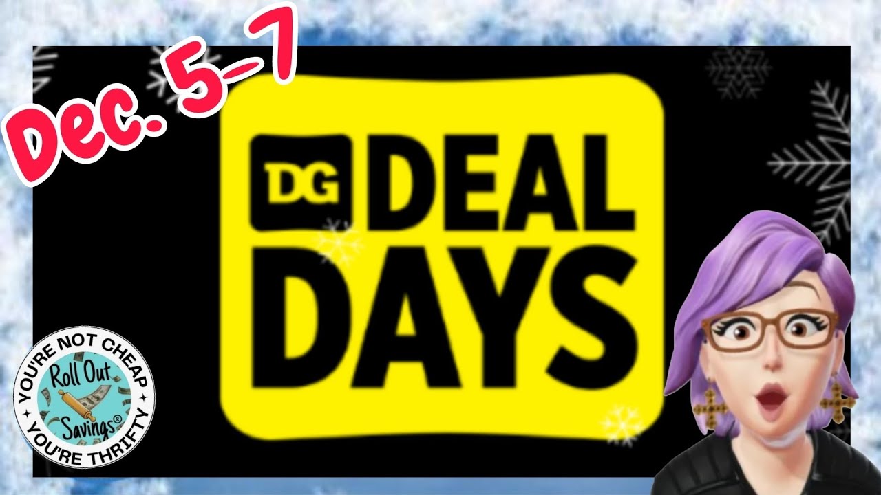 Dollar General 3-Day Deal Days Sale Dec 5-7, 2024