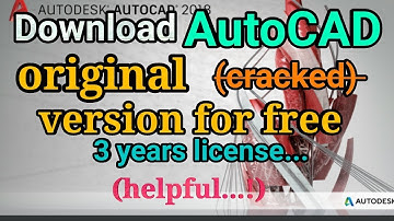 How to download AutoCad original version for free in windows || In Telugu