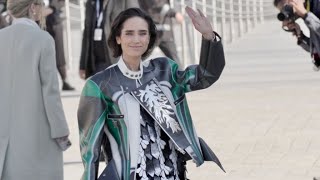 Jennifer Connelly at the Vuitton Fashion Show in Paris