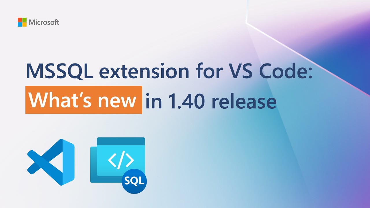 What's New in MSSQL Extension for VS Code v1.40 | Query Profiler, ADS ...