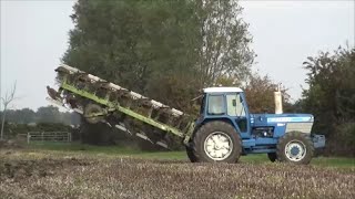 Ford TW25 ploughing, hard going!