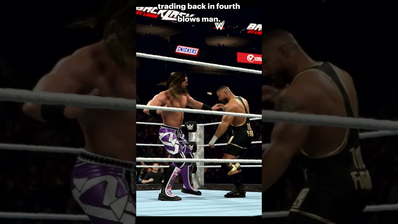 WWE Backlash 2026 Seth Rollins vs Bron Breakker w Paul Heyman 2