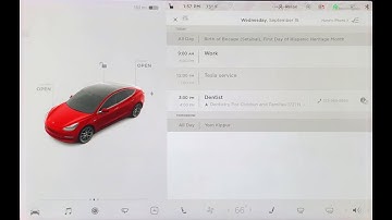 Tesla Calendar Integration & Tips
