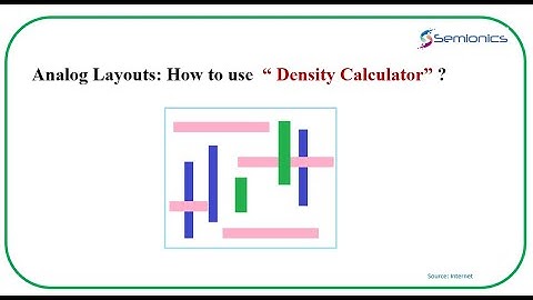 Analog Layouts - How to use "Density Calculator" ?
