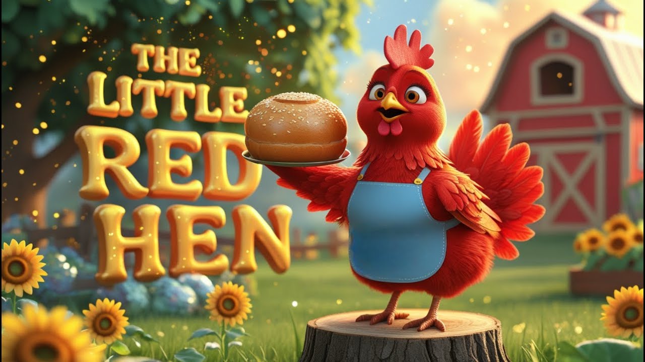 The Little Red Hen | Animated Story for Kids