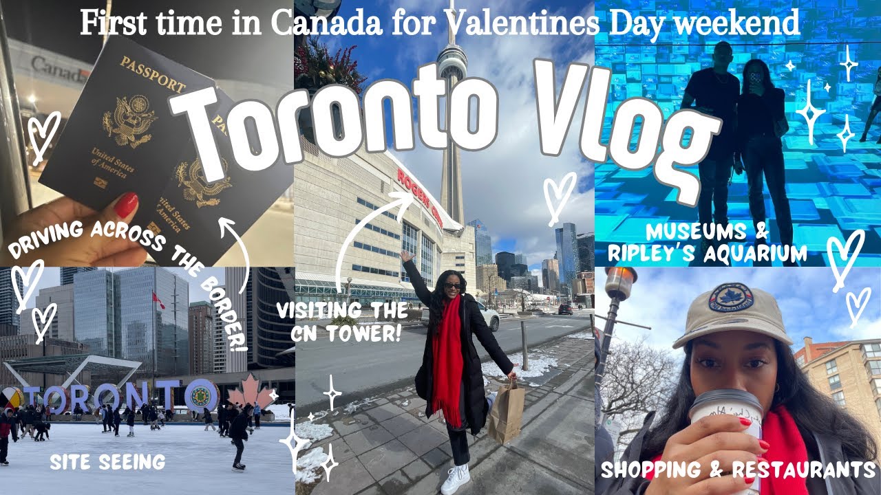 TORONTO VLOG: first time in Canada, visiting the CN tower, exploring, shopping haul, & more!🇨🇦❣️🚆