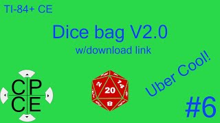 Dice bag V2.0 Ti-84+ CE