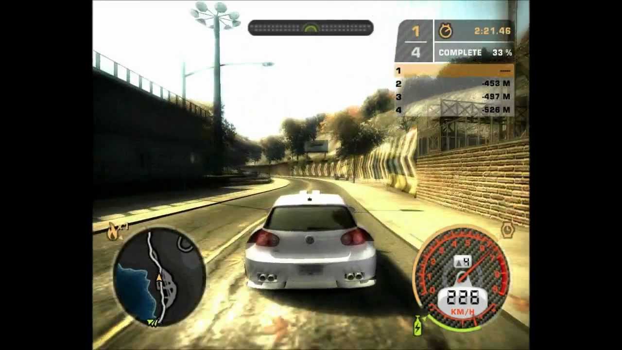 Need for speed MOST WANTED: VW GOLF - YouTube