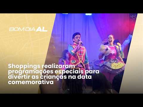 Shoppings realizaram programações especiais para divertir as crianças na data comemorativa. 13/10/26