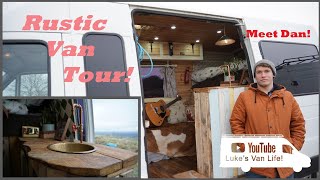 Rustic Self-Build Van Tour!