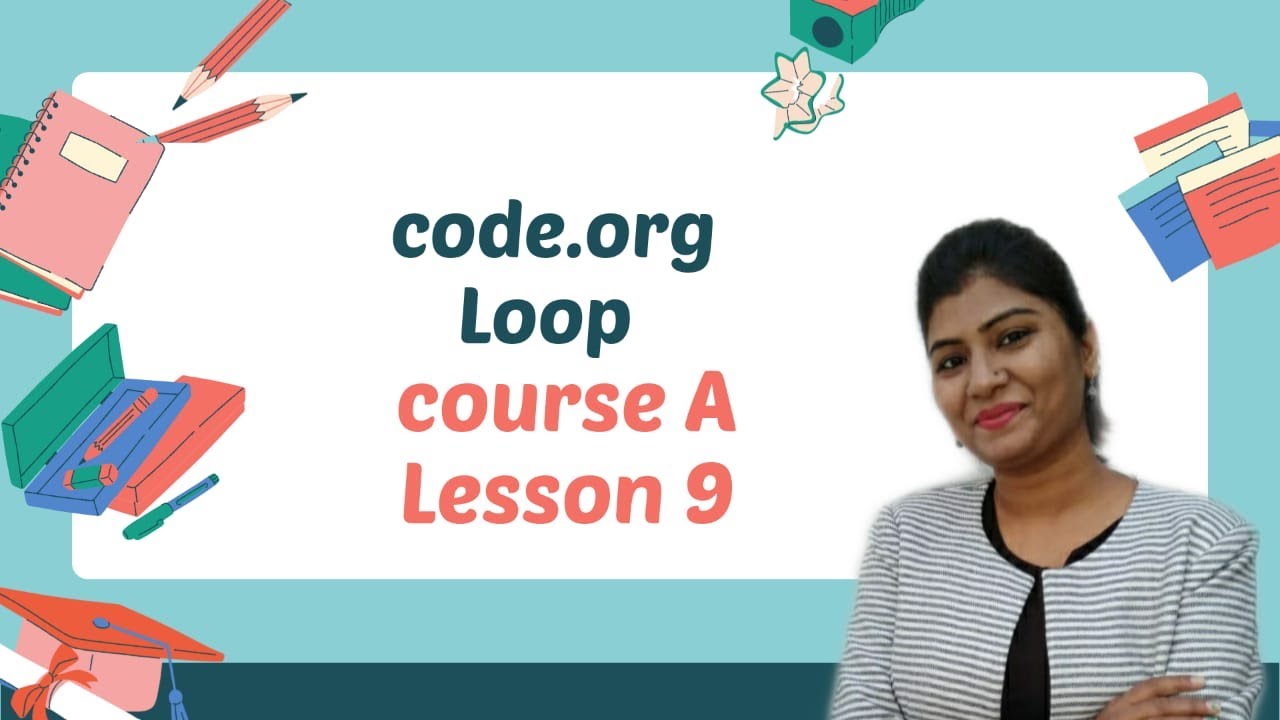 Code.org,Grades k-5,Course A,Lesson 9,loop,online coding for school ...