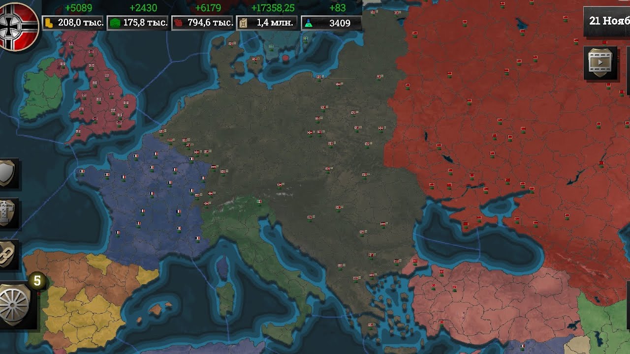 Продолжаєм захвативать мир за Германію в игре [Adsolute Empire] серія 3 захватили Польщу і Грецію.