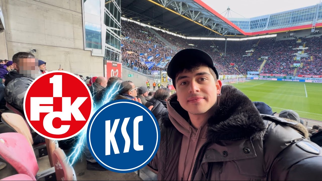2.LIGA DERBY🔥KSC🔵⚪️ schickt FCK in die KRISE💥| 1.FC KAISERSLAUTERN vs KARLSRUHER SC | Stadionvlog
