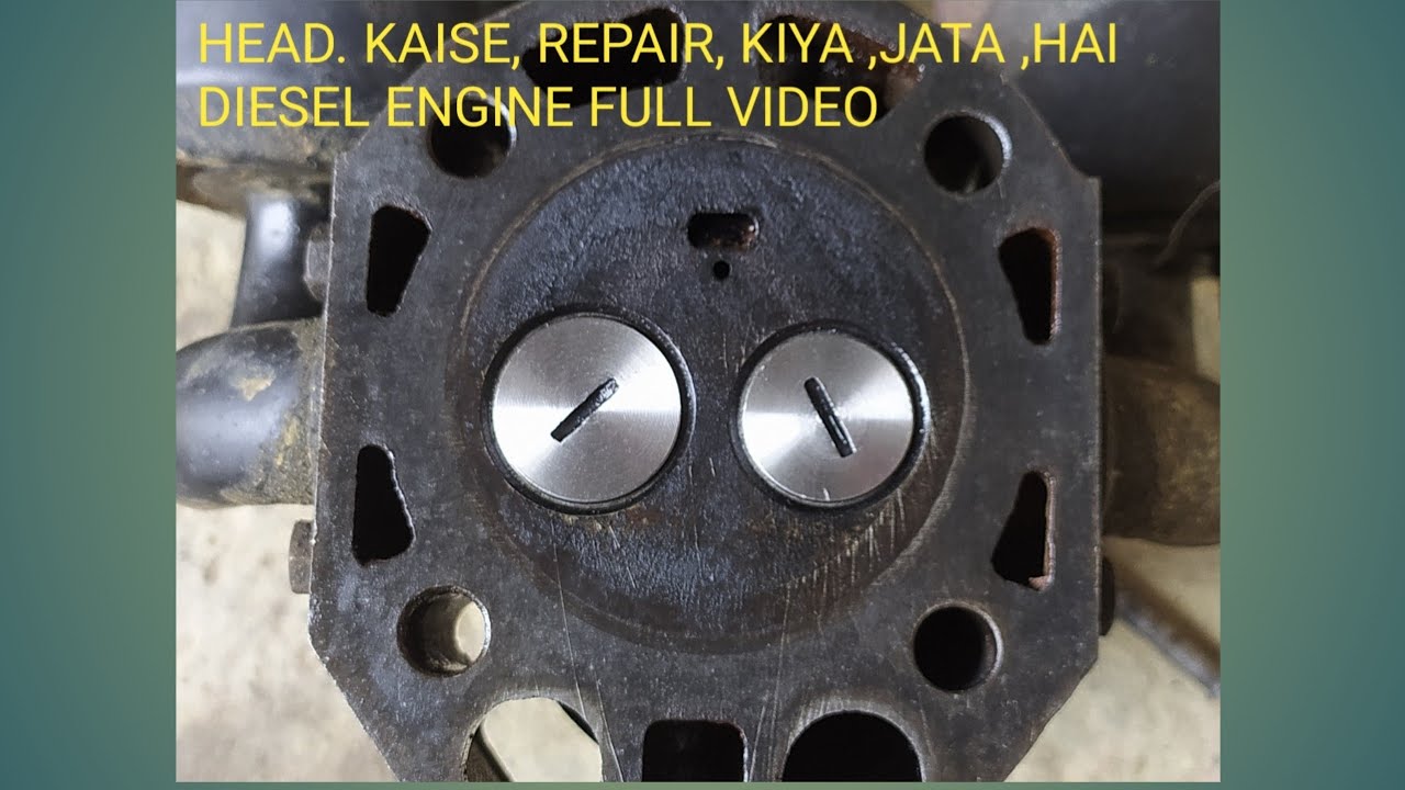 R170A engine Head kaise repair Karen/Chinese CD engine head kaise ...