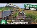 Khl harvest teil 33  der 1200 ha maisernte auftrag  john deere feldhcksler  lohnunternehmen