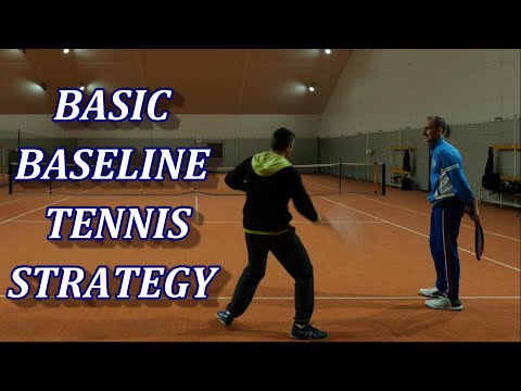 Basic Tennis Strategy From The Baseline - How To Decide What To Play