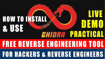 GHIDRA - Free Reverse Engineering Tool - Installation & Use 🔥🔥