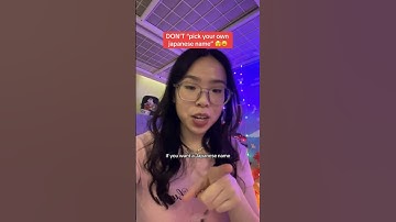 STOP “picking a Japanese name” 😵‍💫