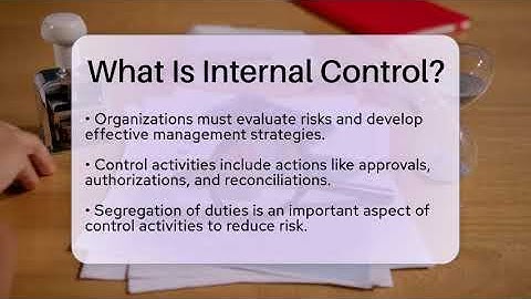 What Is Internal Control? - AssetsandOpportunity.org