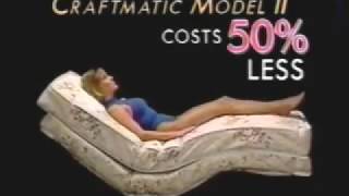 Craftmatic Adjustable Bed ad from 1991