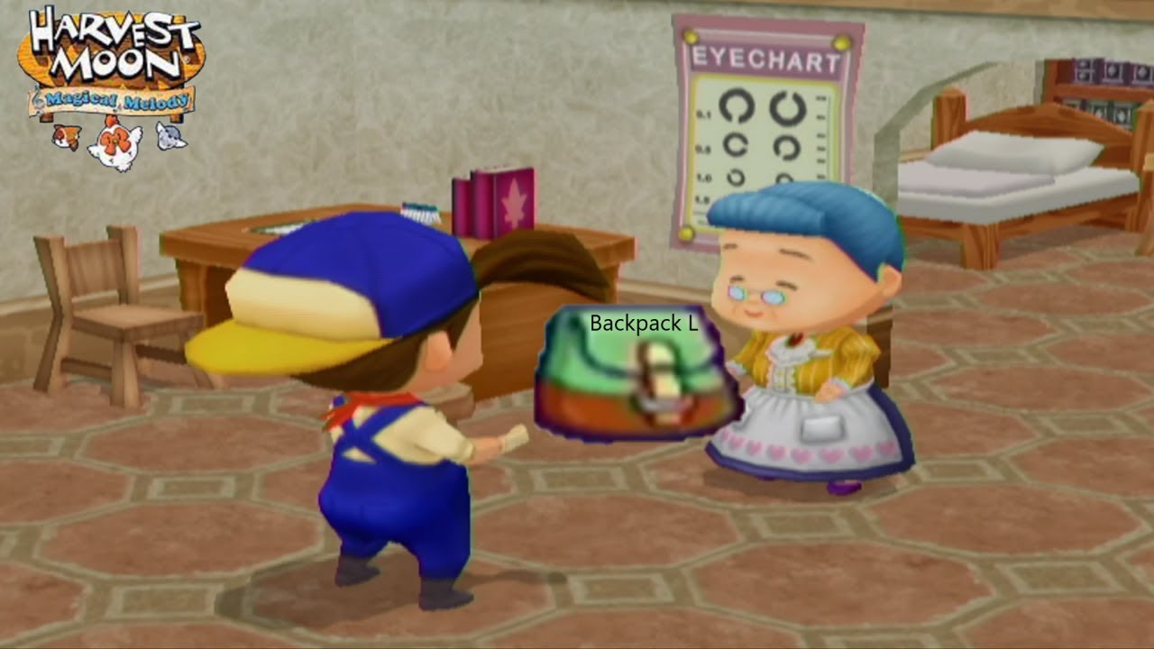 Harvest Moon Magical Melody LP🐔109 Töpferei und größerer Rucksack