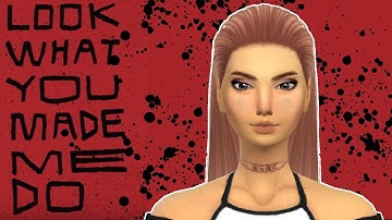 Taylor Swift - Look What You Made Me Do CAS| The Sims 4 | Inspired CAS