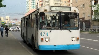 Троллейбус Екатеринбурга Зиу-682В [В00] Борт. №474 Маршрут №4 На Остановке 