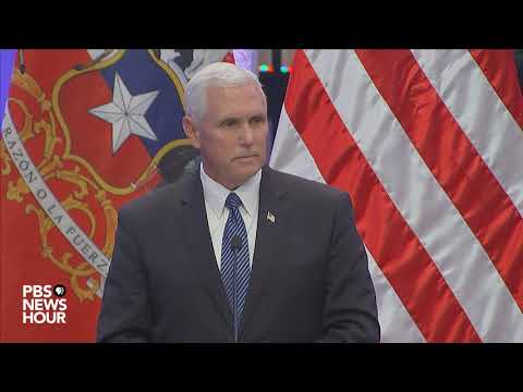 Vice President Pence responds to question on President Trump's Charlottesville remarks