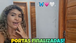 Portas no lugar + nossa mesa chegou! #viral