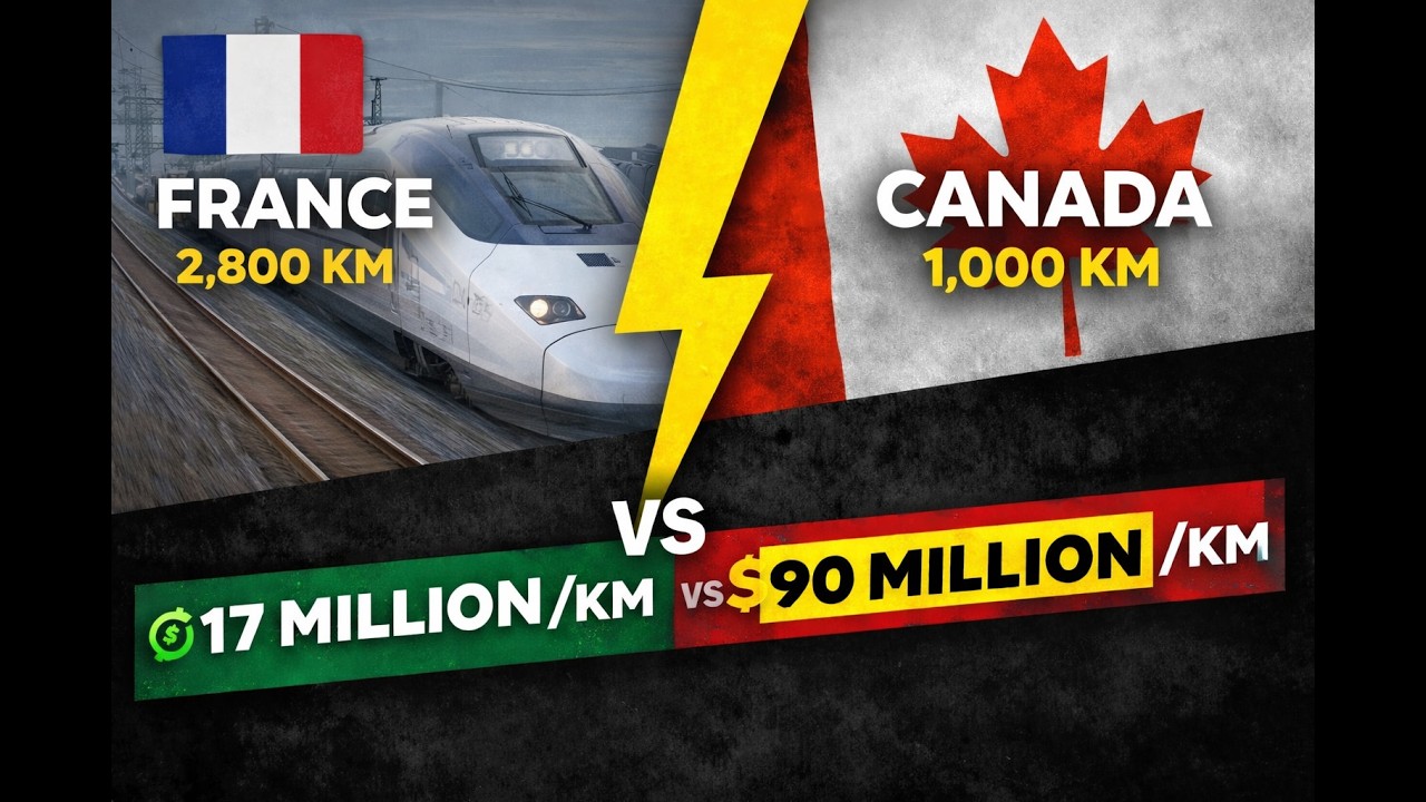 Canada vs Europe. Train Costs Exposed