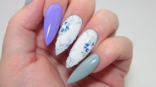 HOW TO: 3D VIOLET NAILS