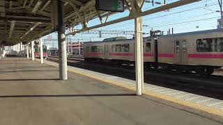 2023.04.01　JR弘前駅　奥羽本線 弘前行き到着【701系・632M】　2023.04.01