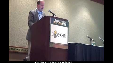 Contract Drafting: The 7 Deadly Sins - Gluttony