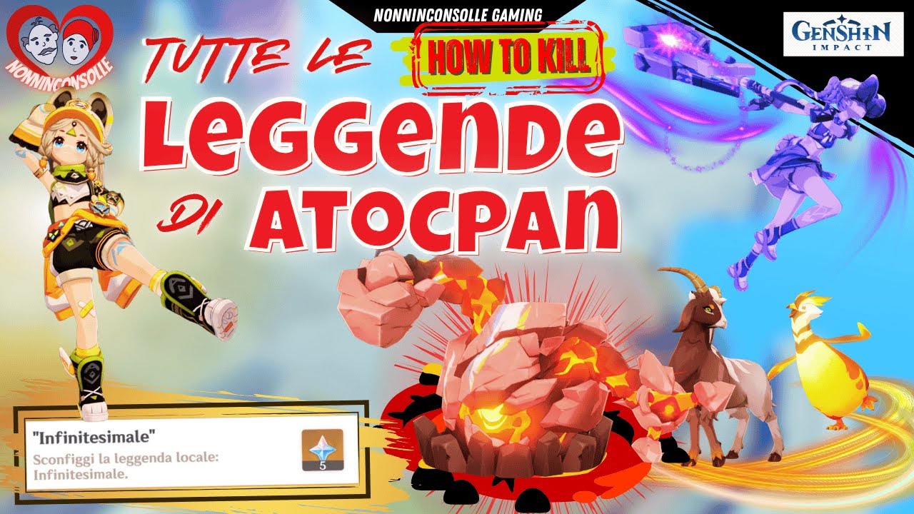 Come killare tutte Leggende locali di Atocpan e Montagna Sacra - Genshin Impact ita