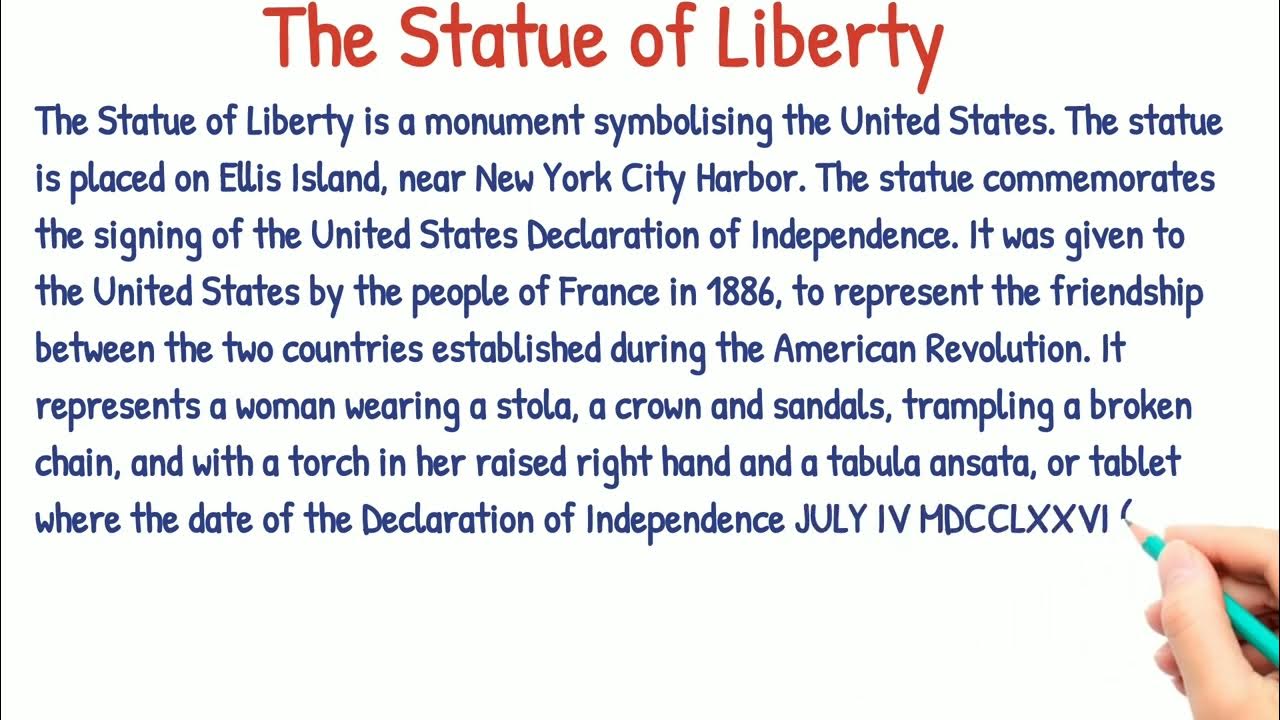 statue of liberty essay 250 words