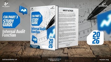 CIA Part 3 Study Guide 2026 by Zain Academy | Master Internal Audit Function Like a Pro