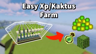 Easy Xp/Kaktus Farm MInecraft 1.19+1.20 (Java & Bedrock) / Komplettes Tutorial Deutsch Broto Gaming