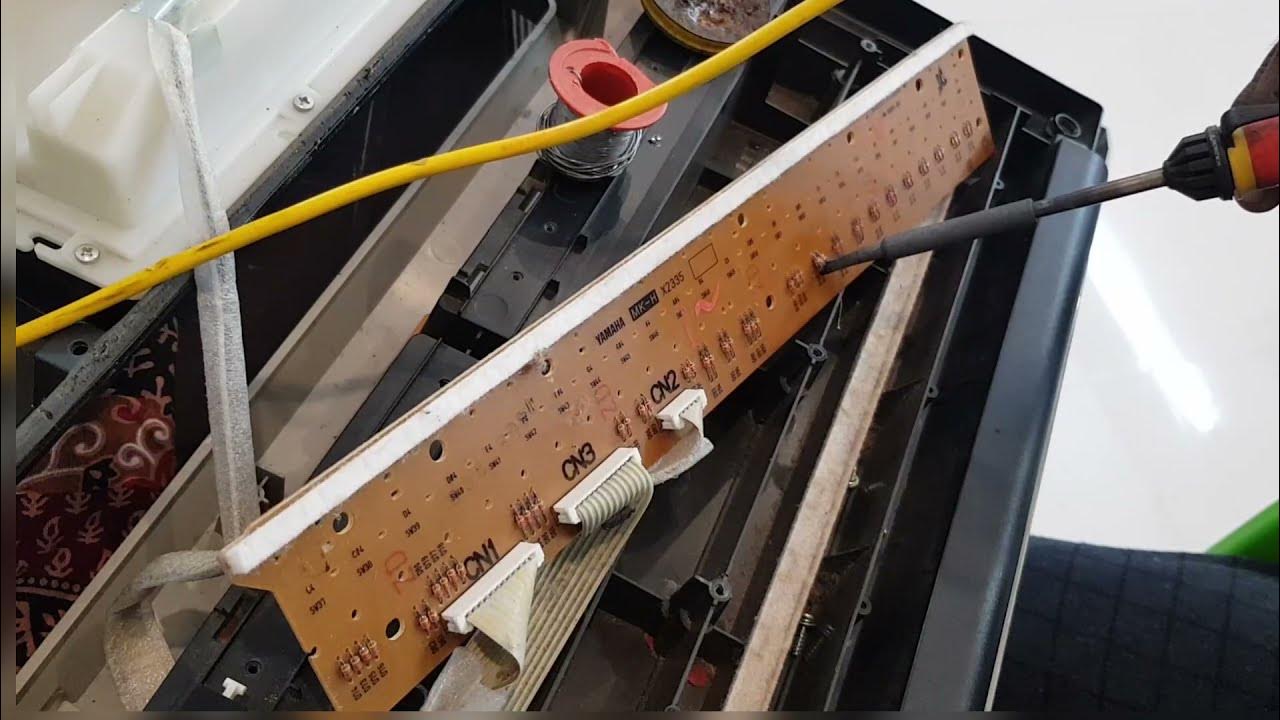 Yamaha Psr keyboard repair - YouTube