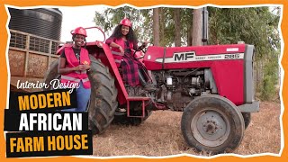 Touring a Modern Africa Inspired Farm House with Modern Farm Technologies