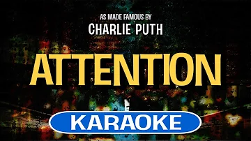 Attention (Karaoke) - Charlie Puth