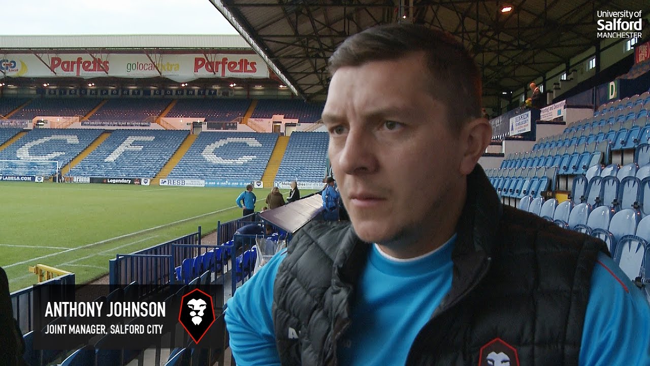 university of salford email Stockport County 2-1 Salford City - Anthony Johnson post-match interview