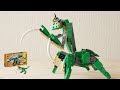 How to build LEGO 31058 Praying Mantis (4th Alternate build :Dinosaur)