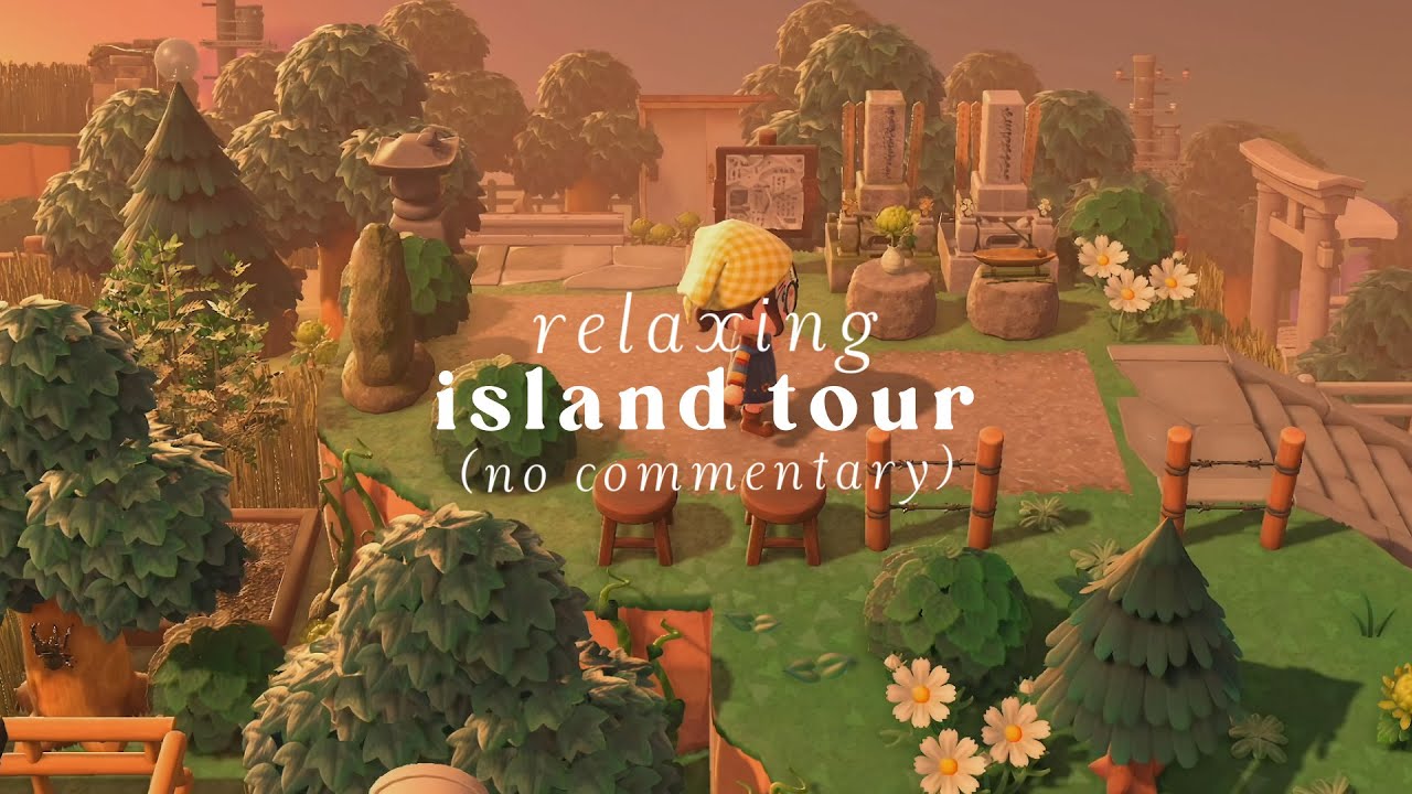 relaxing rural japanese island tour 🌳 animal crossing asmr (no talking) 🌳 acnh