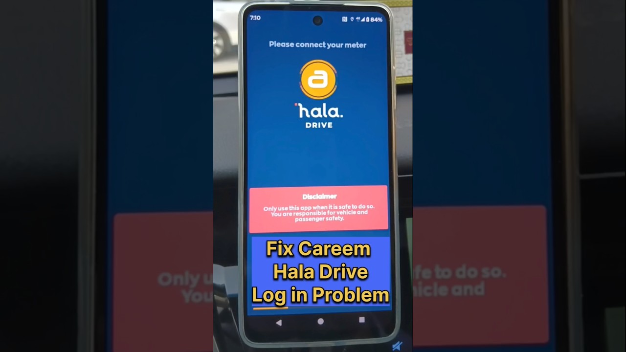 FIX Careem Hala Drive Login Problem With Meter Connection Issue? 