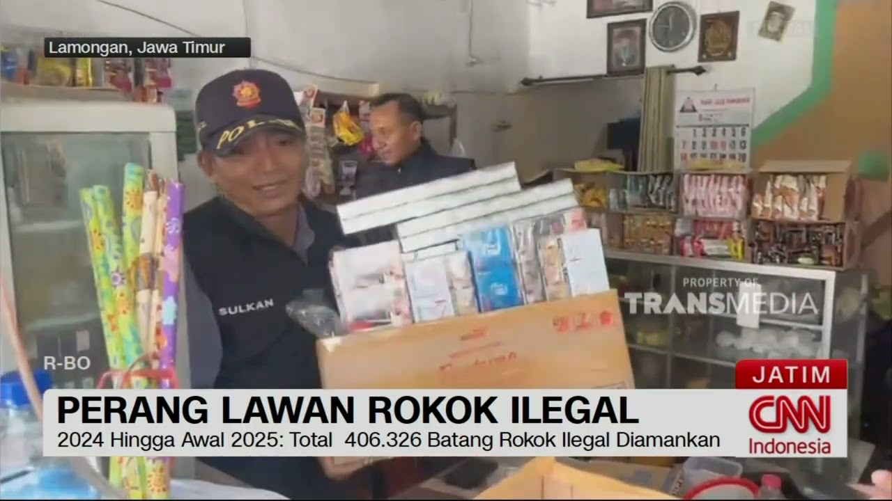 Lamongan Perang Lawan Rokok Ilegal