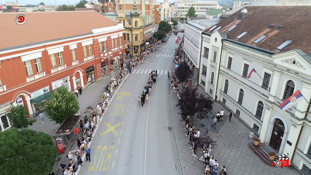 Defile maturanata Gimnazije u Čačku, generacija 2020/2021.